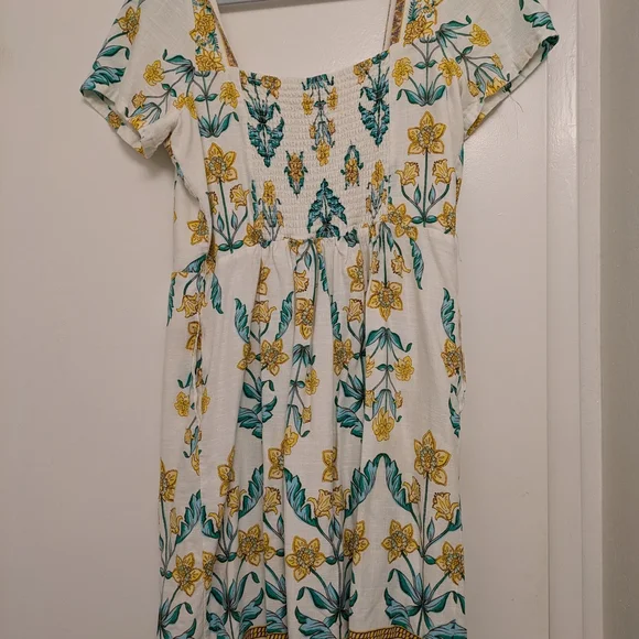 Draper James Blue Sundress with Flutter Cap Sleeves - Picture 10 of 10